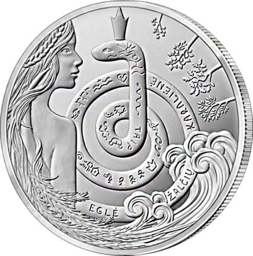 2021 Eglė the Queen of Serpents 1.5 Euro coin (2)