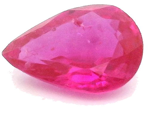 0.44 carat RED Pear Rubinas (1)