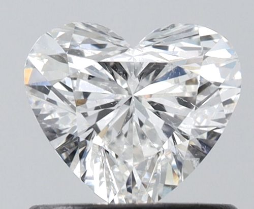 0.62 carat F-SI2 Natūralus Heart Deimantas (1)