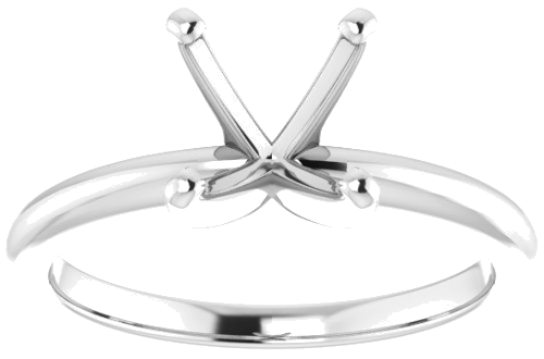 Sužadėtuvių Žiedas „Solitaire“ 950 Platinos Square 6mm (3)