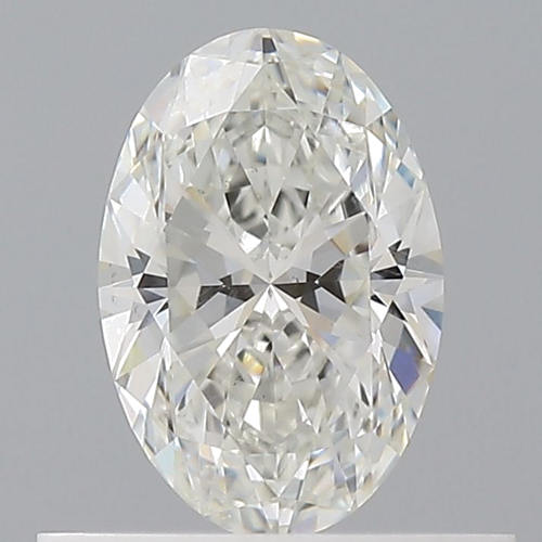 0.5 carat H-SI1 Natūralus Oval Deimantas (1)