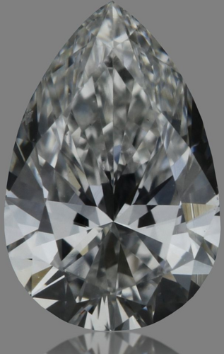 0.31 carat F-SI1 Natūralus Pear Deimantas (1)