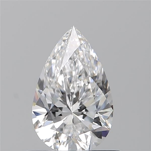 0.7 carat D-SI1 Natūralus Pear Deimantas (1)