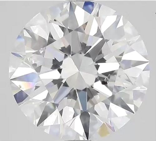 4.04 carat D-SI2 Excellent cut Natūralus Round Deimantas (1)