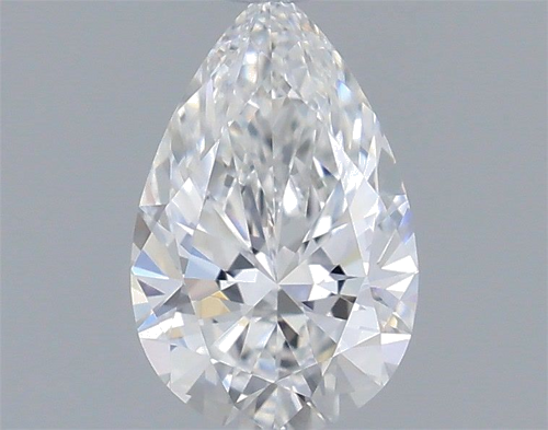 0.33 carat E-VVS1 Natūralus Pear Deimantas (1)