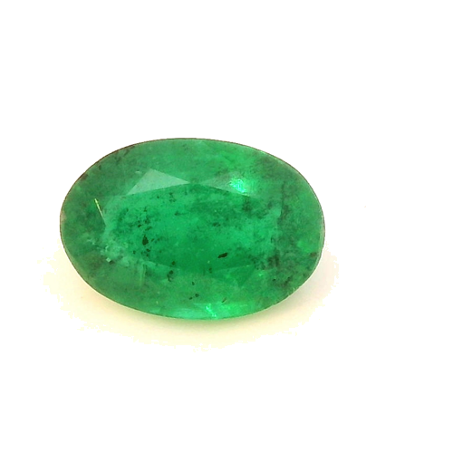 0.56 carat GREEN Oval Smaragdas (1)