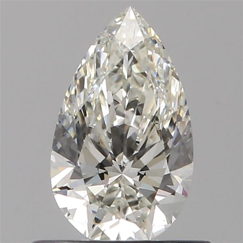 0.5 carat H-VS2 Natūralus Pear Deimantas (1)