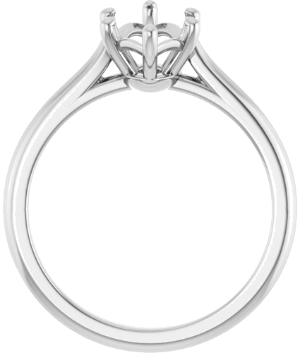 Sužadėtuvių Žiedas 14k white gold Marquise 12mm x 6mm (2)
