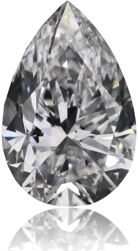 0.46 carat D-VS2 Natūralus Pear Deimantas (1)