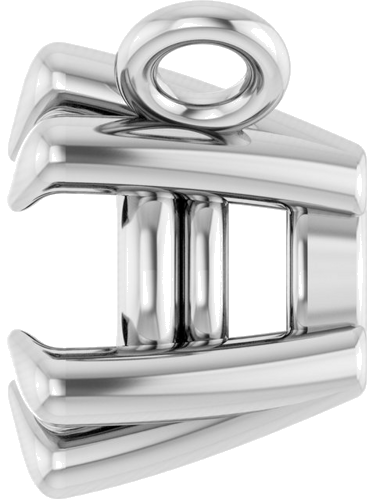 14K White 4.5 mm Round 4-Prong Double-Claw Necklace Center (3)