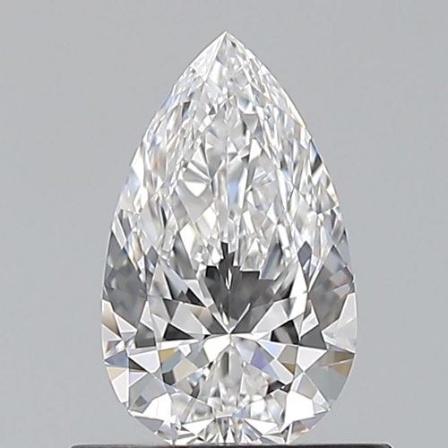 0.6 carat D-VS1 Natūralus Pear Deimantas (1)