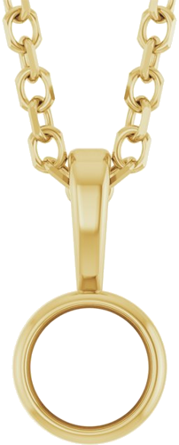 Pakabukas „Bezel-Set Solitaire“ 14k yellow gold Round 3.5mm (1)