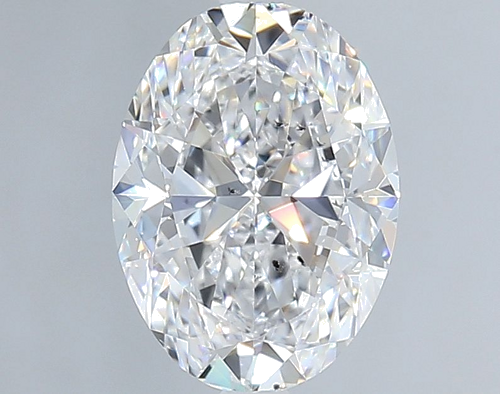 2.0 carat D-SI2 Natūralus Oval Deimantas (1)