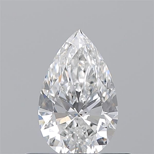 0.51 carat F-VS2 Natūralus Pear Deimantas (1)
