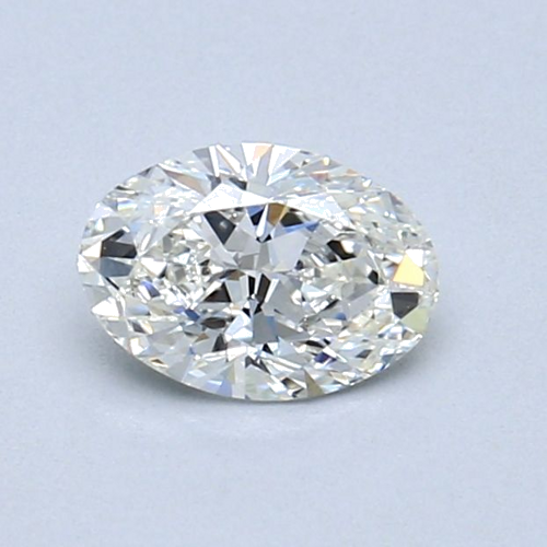0.52 carat H-VVS2 Natūralus Oval Deimantas (1)