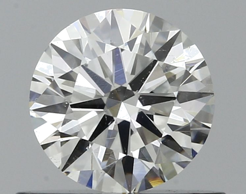 0.5 carat G-SI2 Excellent cut Natūralus Round Deimantas (1)