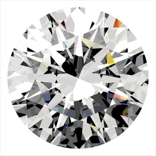 0.31 carat F-VVS2 Excellent cut Natūralus Round Deimantas (1)