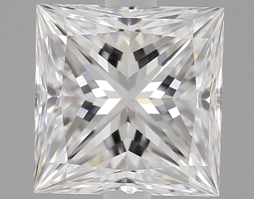 0.62 carat E-VS2 Natūralus Princess Deimantas (1)