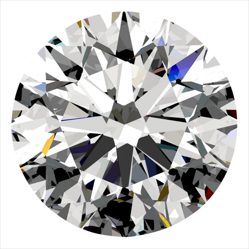 0.31 carat G-SI1 Excellent cut Natūralus Round Deimantas (1)