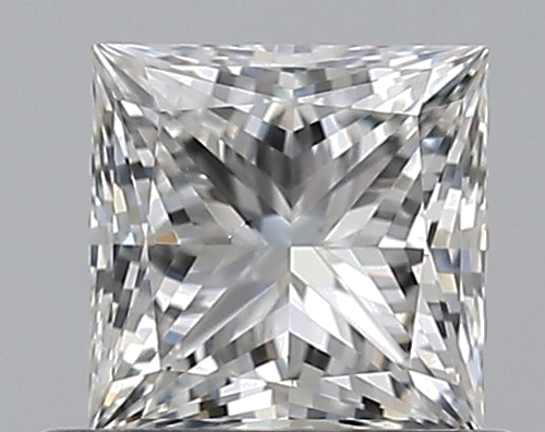 0.53 carat G-VS2 Natūralus Princess Deimantas (1)