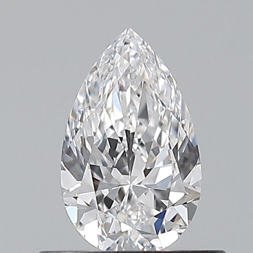 0.52 carat D-FL Natūralus Pear Deimantas (1)