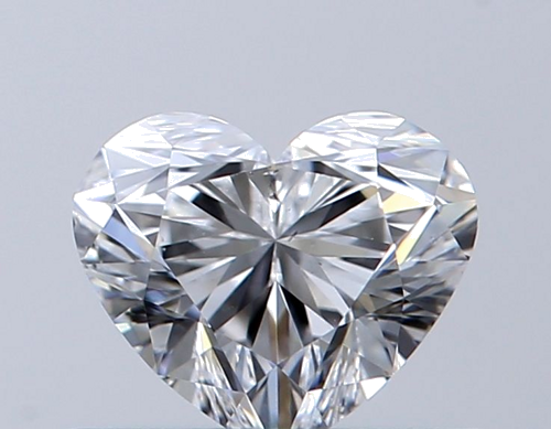 0.5 carat E-SI2 Natūralus Heart Deimantas (1)