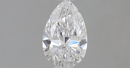0.52 carat D-VS2 Natūralus Pear Deimantas (1)