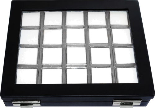 Футляр для презентации драгоценных камней Glass 20 (1)