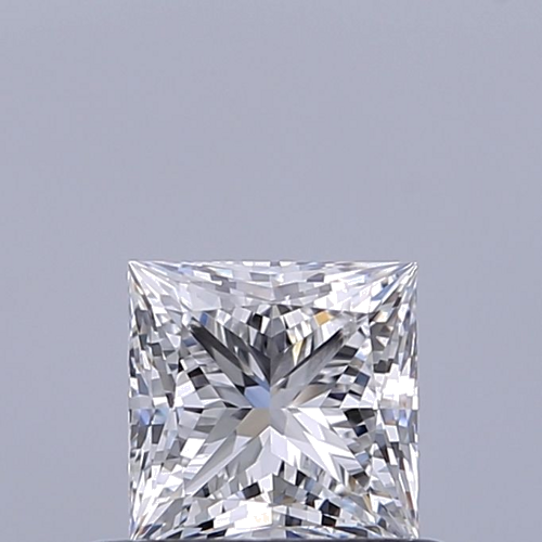 0.5 carat D-VVS1 Natūralus Princess Deimantas (1)