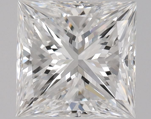 0.7 carat D-VS1 Natūralus Princess Deimantas (1)