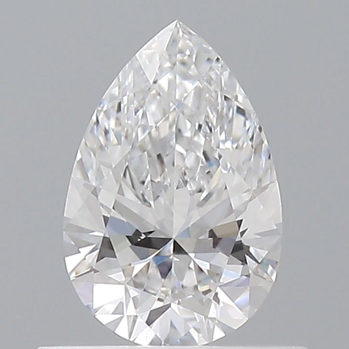 0.52 carat D-VVS1 Natūralus Pear Deimantas (1)