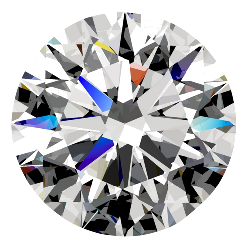 0.3 carat D-SI1 Excellent cut Natūralus Round Deimantas (1)