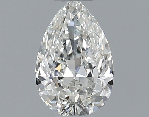 0.4 carat H-VS2 Natūralus Pear Deimantas (1)