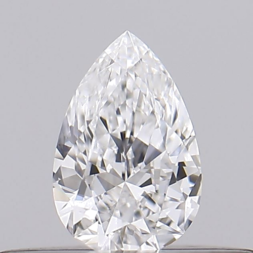 0.19 carat D-VS2 Natūralus Pear Deimantas (1)