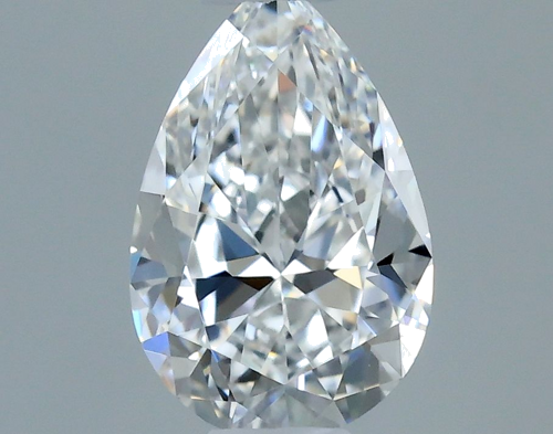0.32 carat E-VVS1 Natūralus Pear Deimantas (1)
