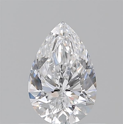 0.53 carat D-VS2 Natūralus Pear Deimantas (1)