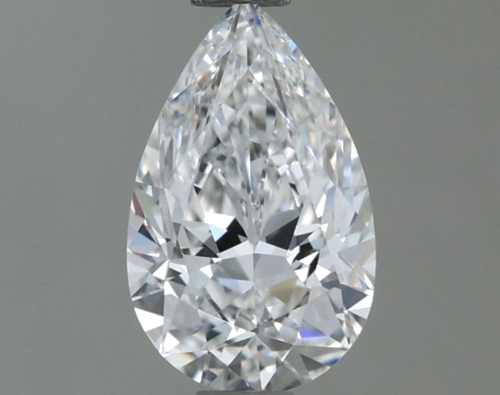 0.6 carat F-VS1 Natūralus Pear Deimantas (1)