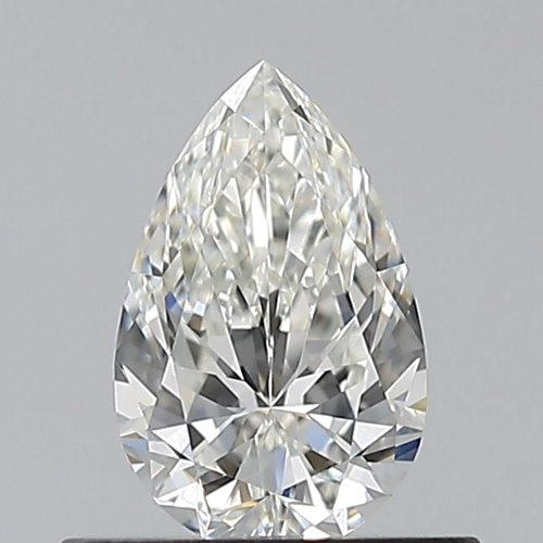 0.5 carat H-VVS2 Natūralus Pear Deimantas (1)
