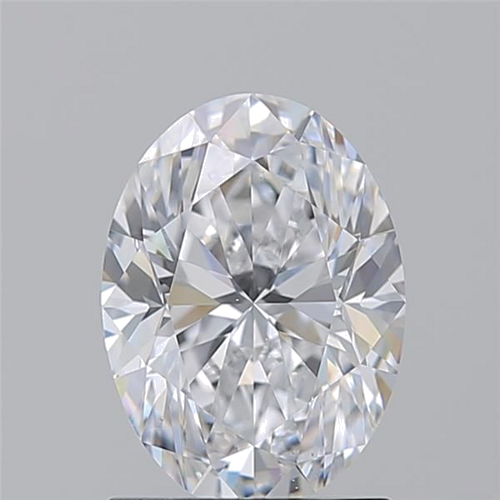 1.5 carat D-VS2 Natūralus Oval Deimantas (1)
