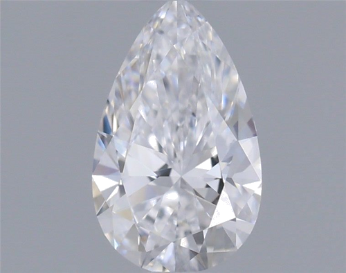 0.4 carat D-VVS2 Natūralus Pear Deimantas (1)