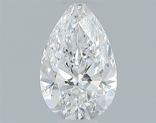 0.3 carat E-VS2 Natūralus Pear Deimantas (1)