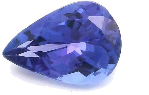0.65 carat BLUE Pear Tanzanite (1)