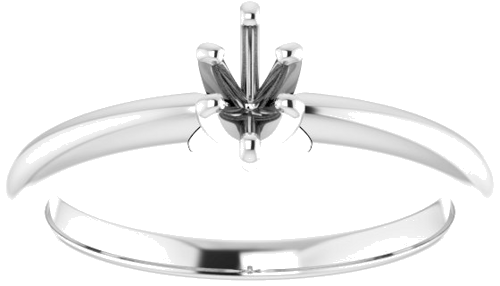 Sužadėtuvių Žiedas „Solitaire“ 417 Baltojo Aukso Marquise 5mm x 3mm (3)