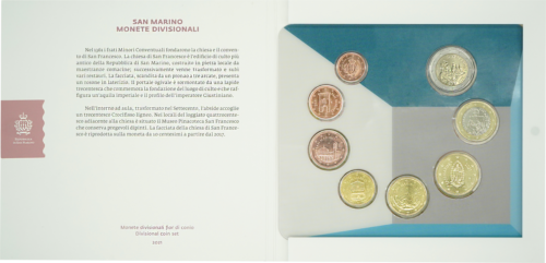 2021 San Marino Euro Coin BU Set (4)