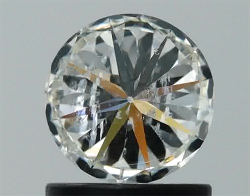 1.01 carat I-SI2 GD cut Natūralus Round Deimantas (1)