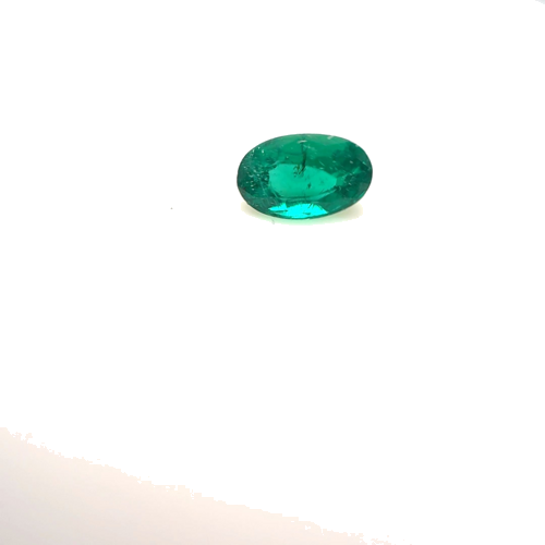 0.25 carat GREEN Oval Smaragdas (1)