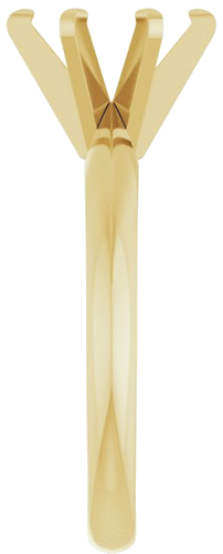 Sužadėtuvių Žiedas „Solitaire“ 14k yellow gold Oval 8mm x 6mm (4)