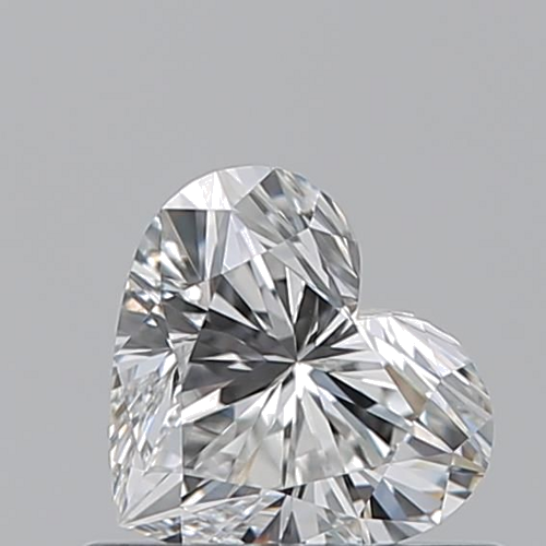 0.54 carat F-VS1 Natūralus Heart Deimantas (1)