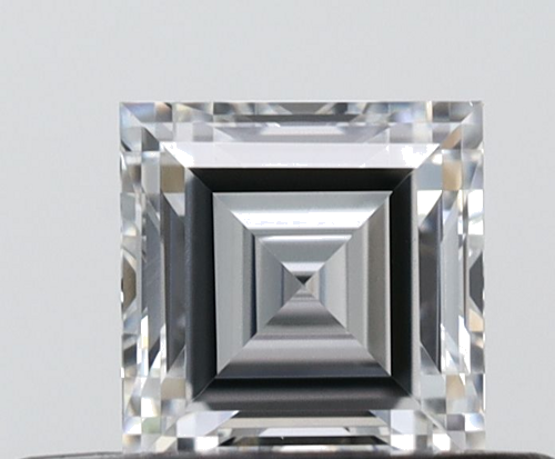 0.3 carat E-VVS2 Natūralus Square Radiant Deimantas (1)