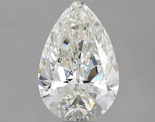 0.9 carat I-SI2 Natūralus Pear Deimantas (1)
